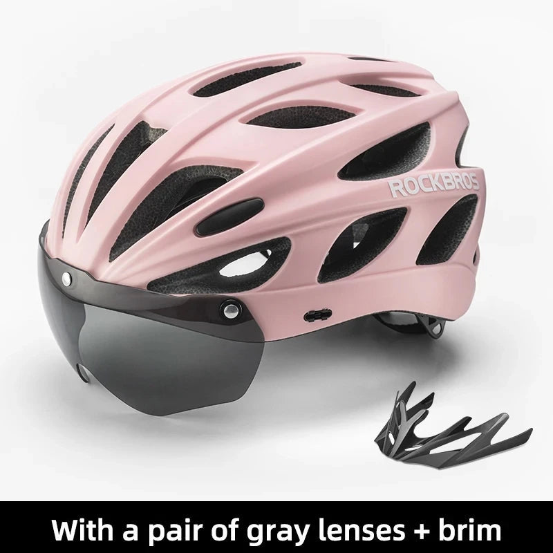 ROCKBROS Bike Helmet EPS Integrally-molded Breathable Lightweight Cycling Safety Helmet Men Women MTB Road Bicycle Helmet