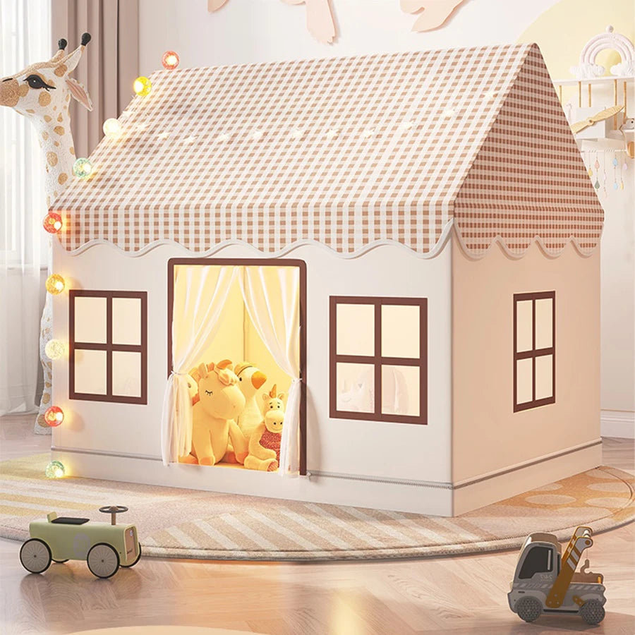 Children's Castle Tent Playhouse Indoor Outdoor Fairy Tale Princess Castle Play Tent Kids Gift Toy House Tent (Single tent)