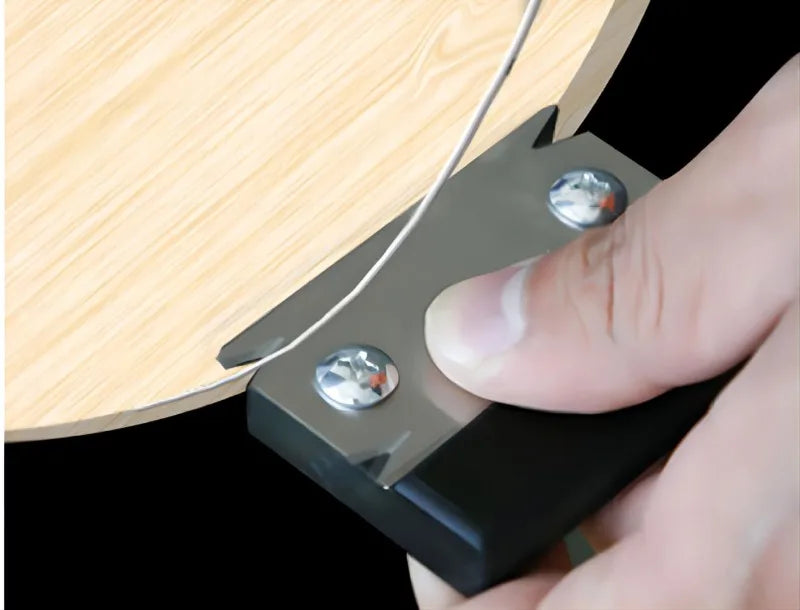Woodworking Edge Trimmer, Hand Planer for Deburring Chamfering, Edge Banding Cutter for PVC ABS Melamine Veneer MG-022BK