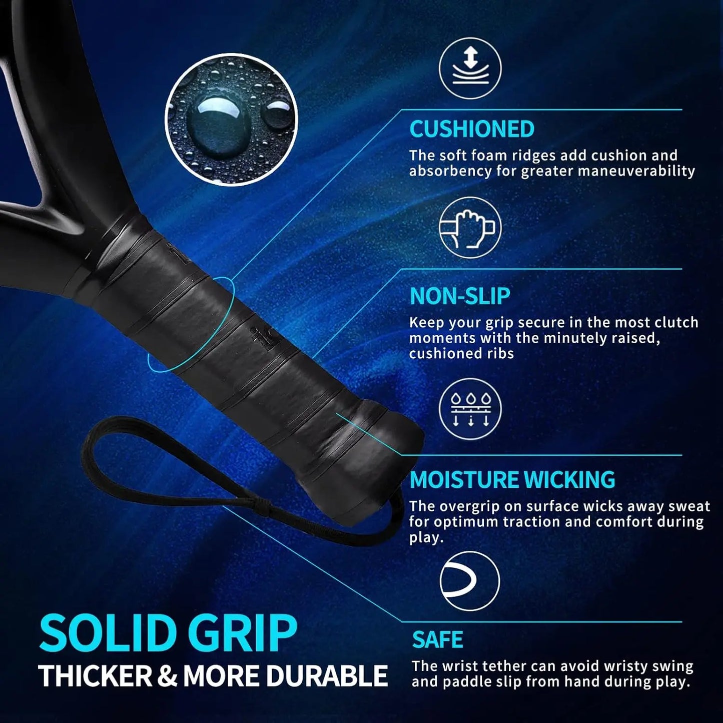 Lightweight Padel Racket with Carbon Fiber Surface And EVA Memory Foam Core High Performance Racquet for Padel Tennis