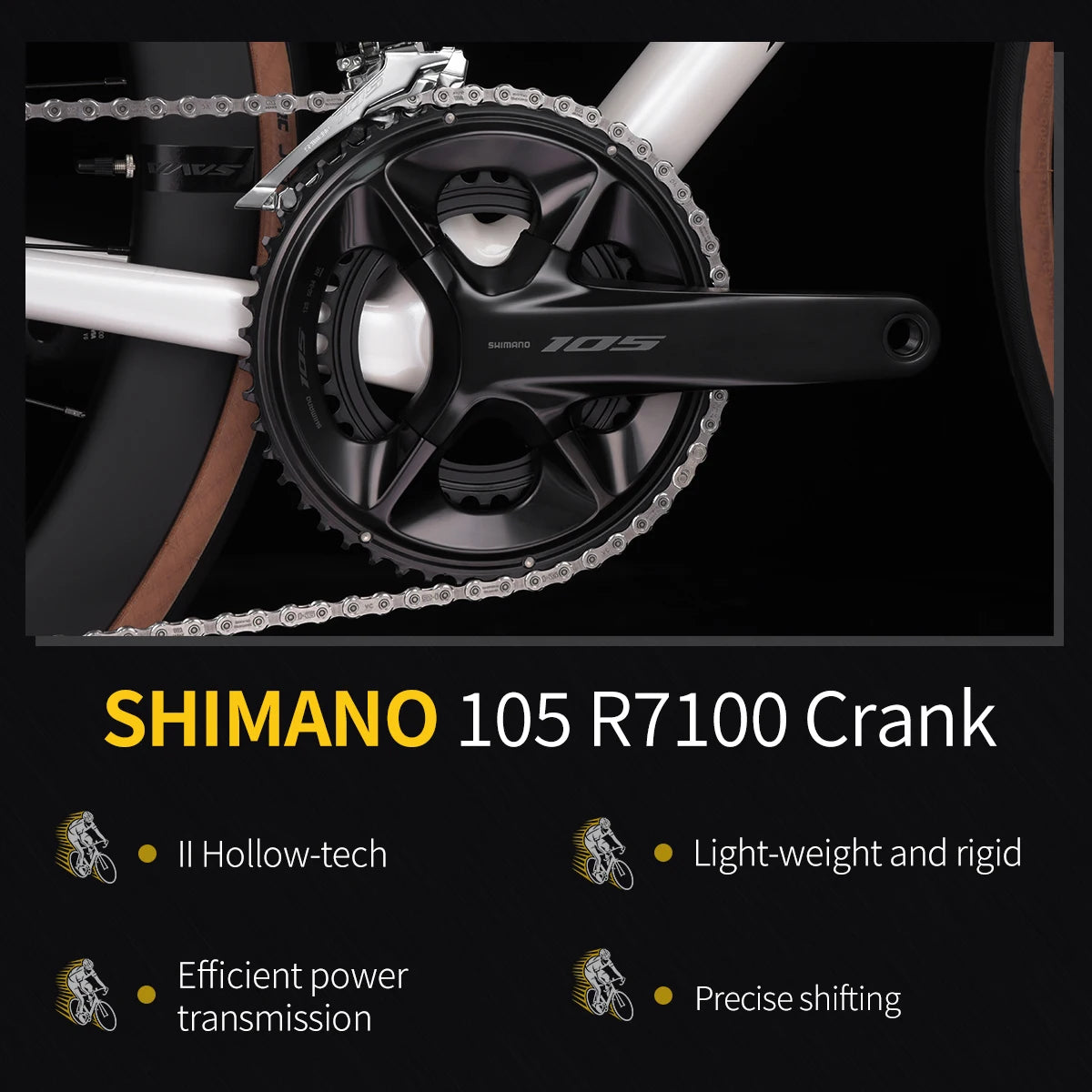 SAVA F20 Carbon Fiber Road Bike, 700C Adult Racing Bike, UCI Certified, CE Standard, Equipped with SHIMANO R7120 24-Speed Groups