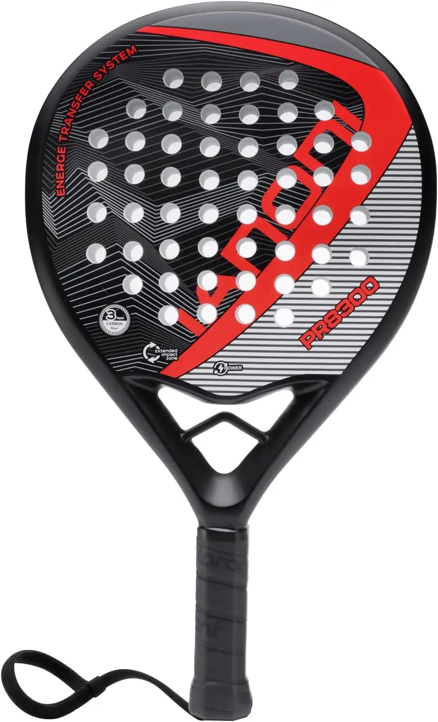 Lightweight Padel Racket with Carbon Fiber Surface And EVA Memory Foam Core High Performance Racquet for Padel Tennis