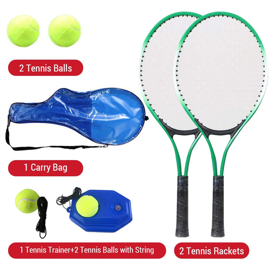 Junior Tennis Tennis Racquets for Beginner Kids Tennis Rackets with Tennis Ball Tennis Trainer for Children Beginners
