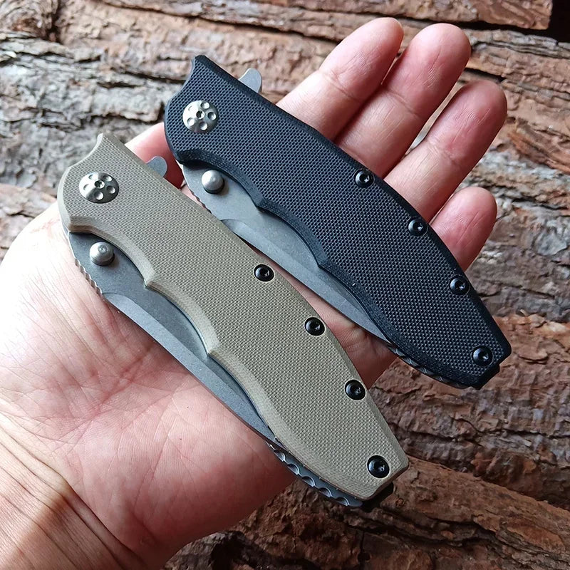ZT 0562 Folding Pocket Knife G10 Handle Camping Hunting Portable Durable EDC Outdoor Self-defense Multitool Knives EDC Hand Tool