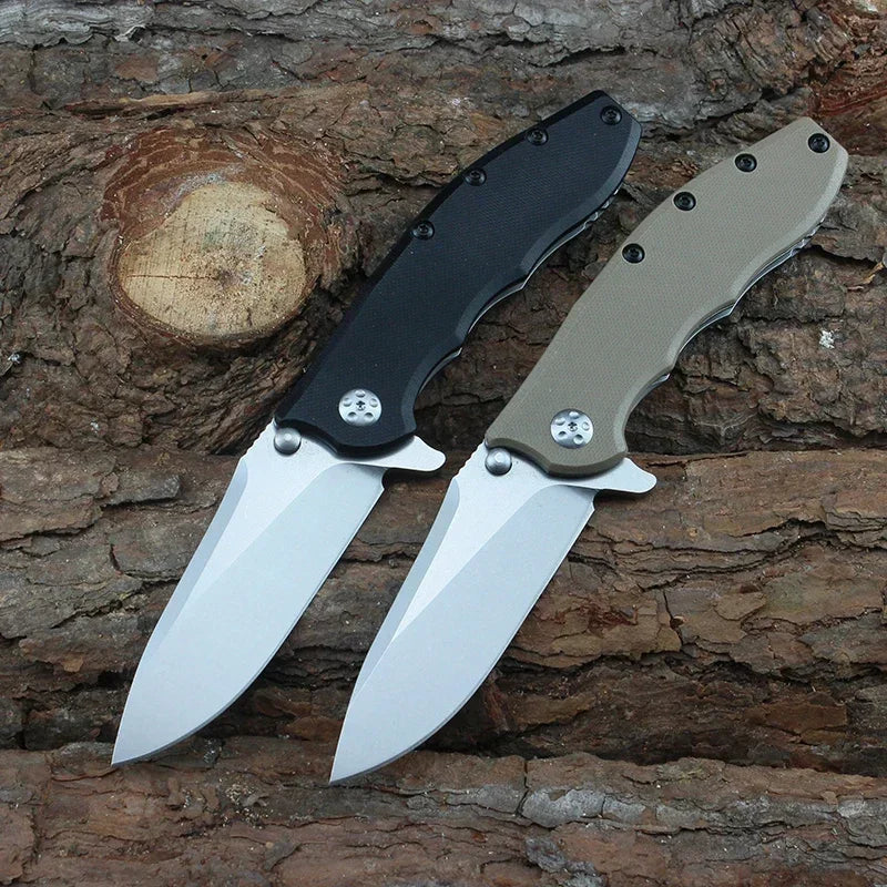 ZT 0562 Folding Pocket Knife G10 Handle Camping Hunting Portable Durable EDC Outdoor Self-defense Multitool Knives EDC Hand Tool