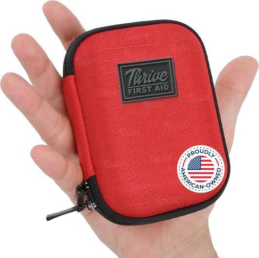 66-Piece Mini First Aid Kit - Compact Travel & Camping Essentials Set with Waterproof Case