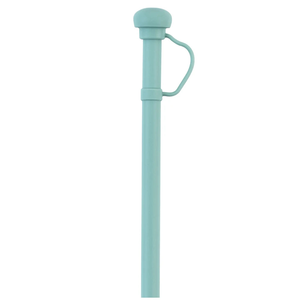 Silicone Long Reusable Straw with Straw Tip Drinking Straw Dustproof Soft Straw for Stanley 20/30/40oz Cup Accessories