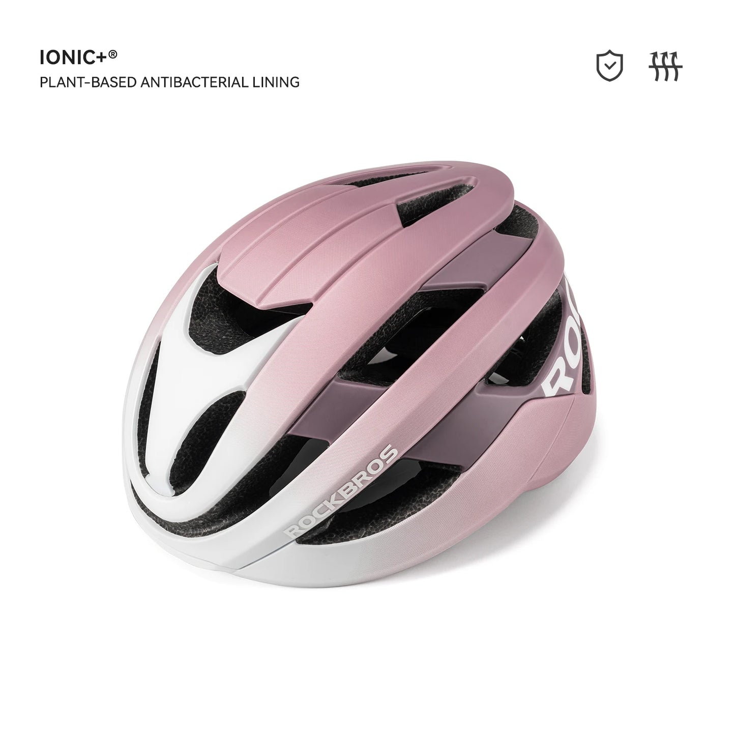 ROCKBROS Cycling Helmet Lightweight Aerodynamic Integrated Helmet High Strength Head Protection Safety Helmet Cycling Headgear