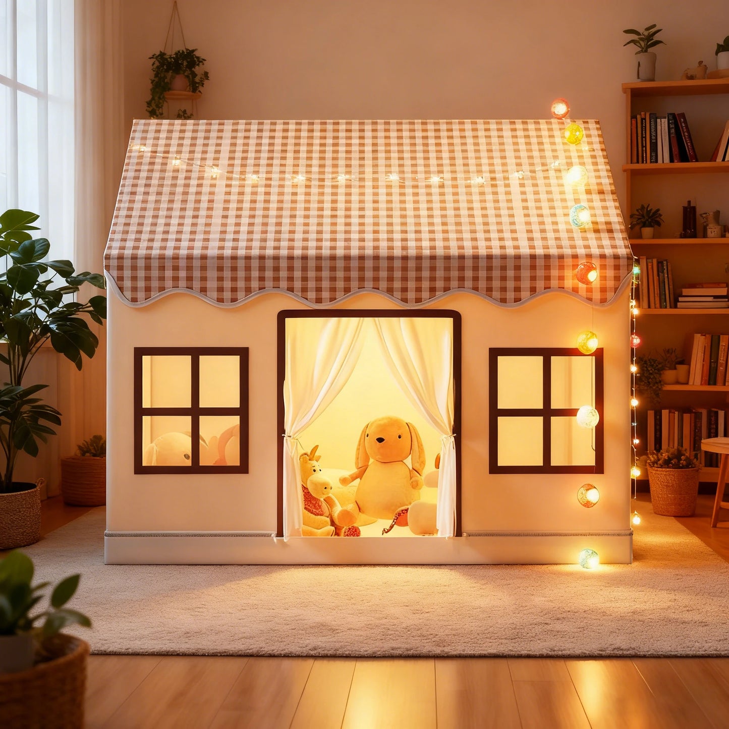 Children's Castle Tent Playhouse Indoor Outdoor Fairy Tale Princess Castle Play Tent Kids Gift Toy House Tent (Single tent)