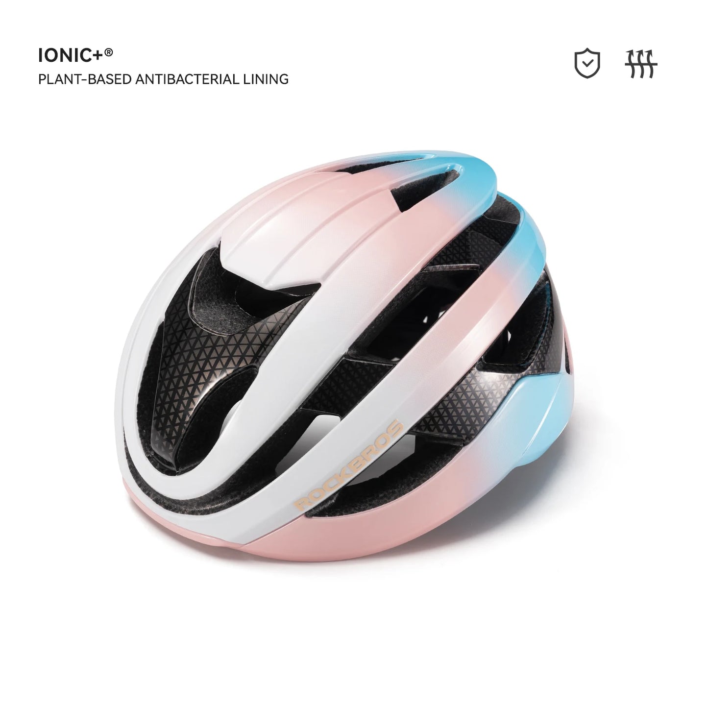 ROCKBROS Cycling Helmet Lightweight Aerodynamic Integrated Helmet High Strength Head Protection Safety Helmet Cycling Headgear