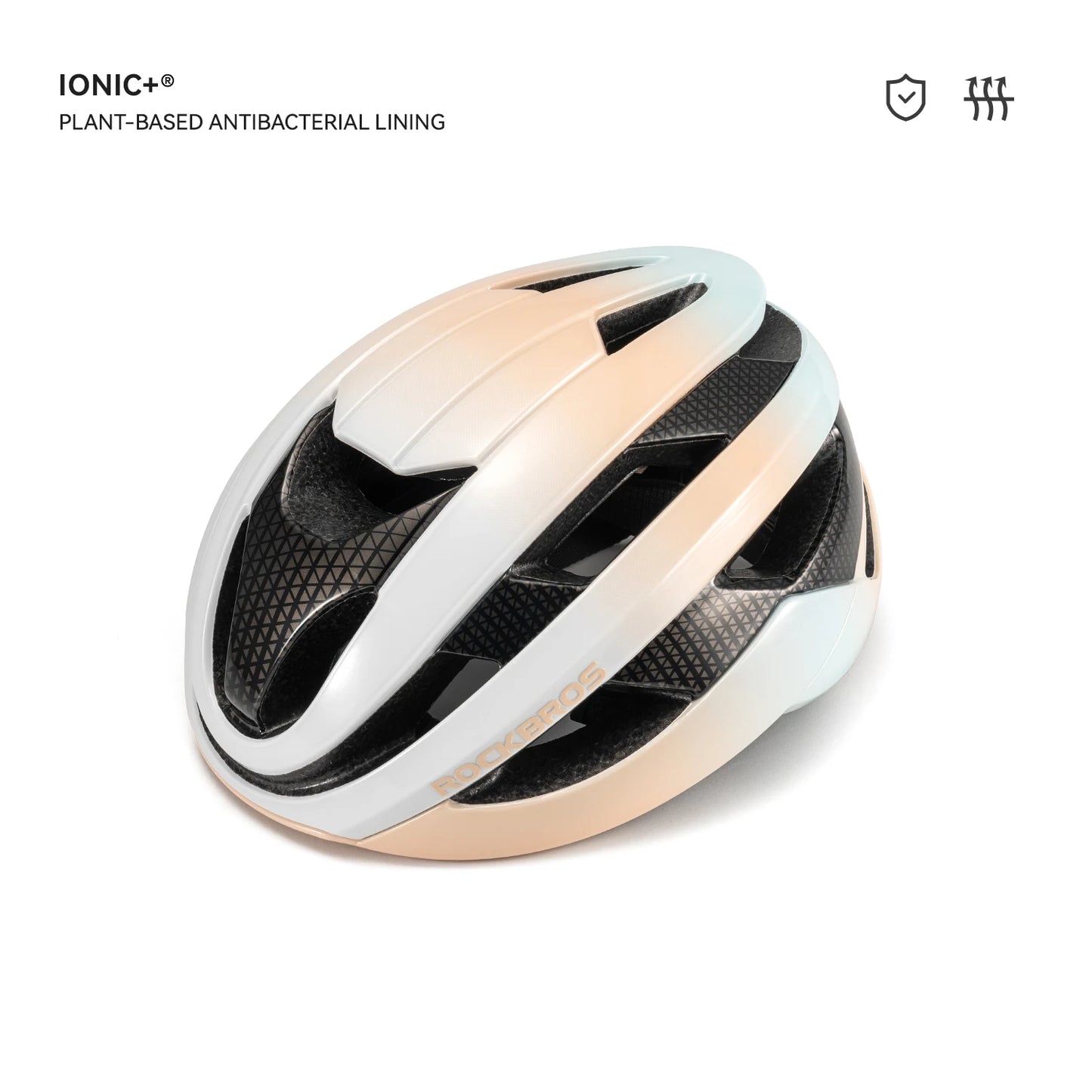 ROCKBROS Cycling Helmet Lightweight Aerodynamic Integrated Helmet High Strength Head Protection Safety Helmet Cycling Headgear
