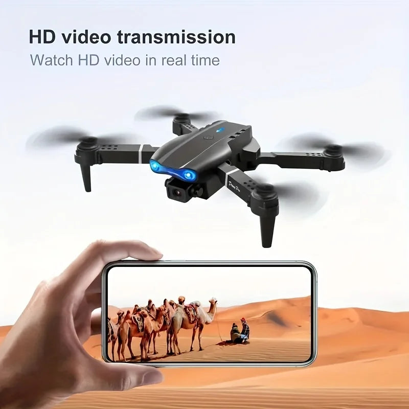 Drone With Dual Camera, 2025 Newest Foldable Drone With App Control, FPV Live Video RC Quadcopter With Camera For Adults Beginne