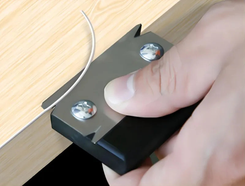 Woodworking Edge Trimmer, Hand Planer for Deburring Chamfering, Edge Banding Cutter for PVC ABS Melamine Veneer MG-022BK