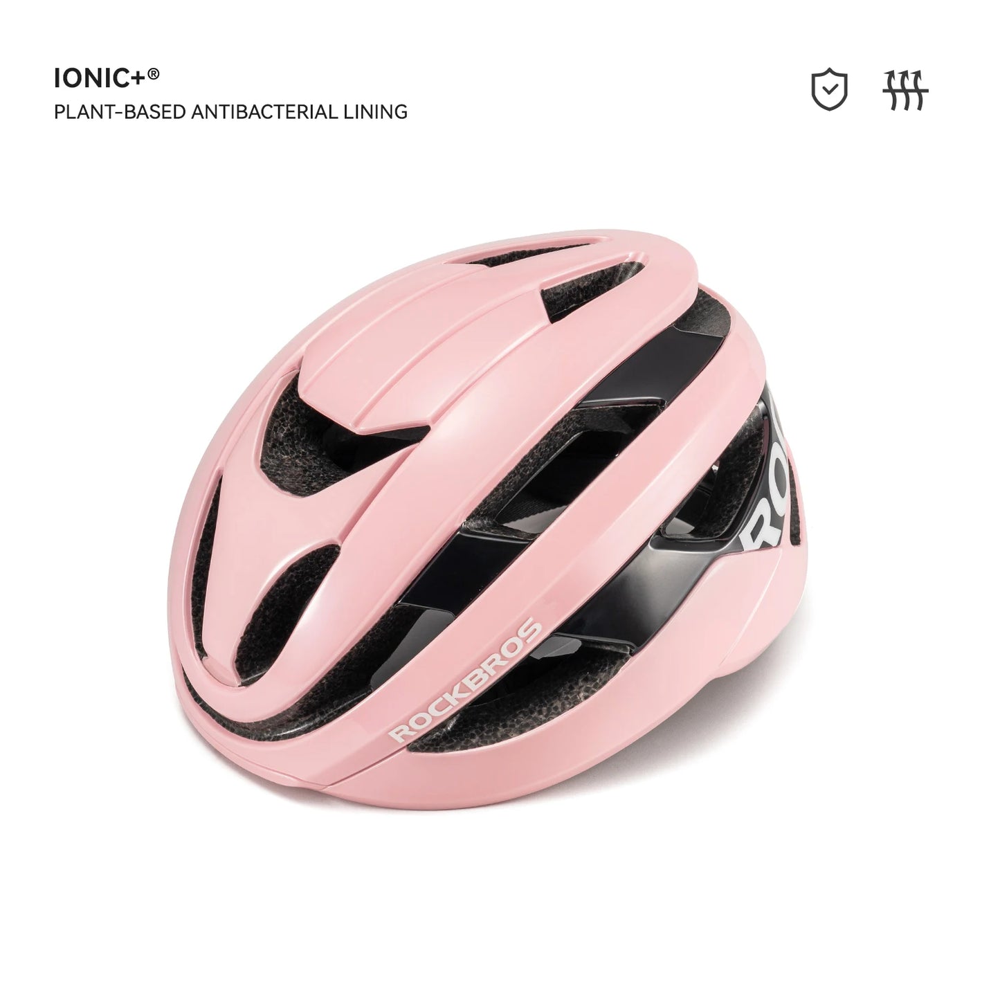 ROCKBROS Cycling Helmet Lightweight Aerodynamic Integrated Helmet High Strength Head Protection Safety Helmet Cycling Headgear
