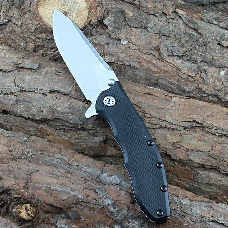 ZT 0562 Folding Pocket Knife G10 Handle Camping Hunting Portable Durable EDC Outdoor Self-defense Multitool Knives EDC Hand Tool