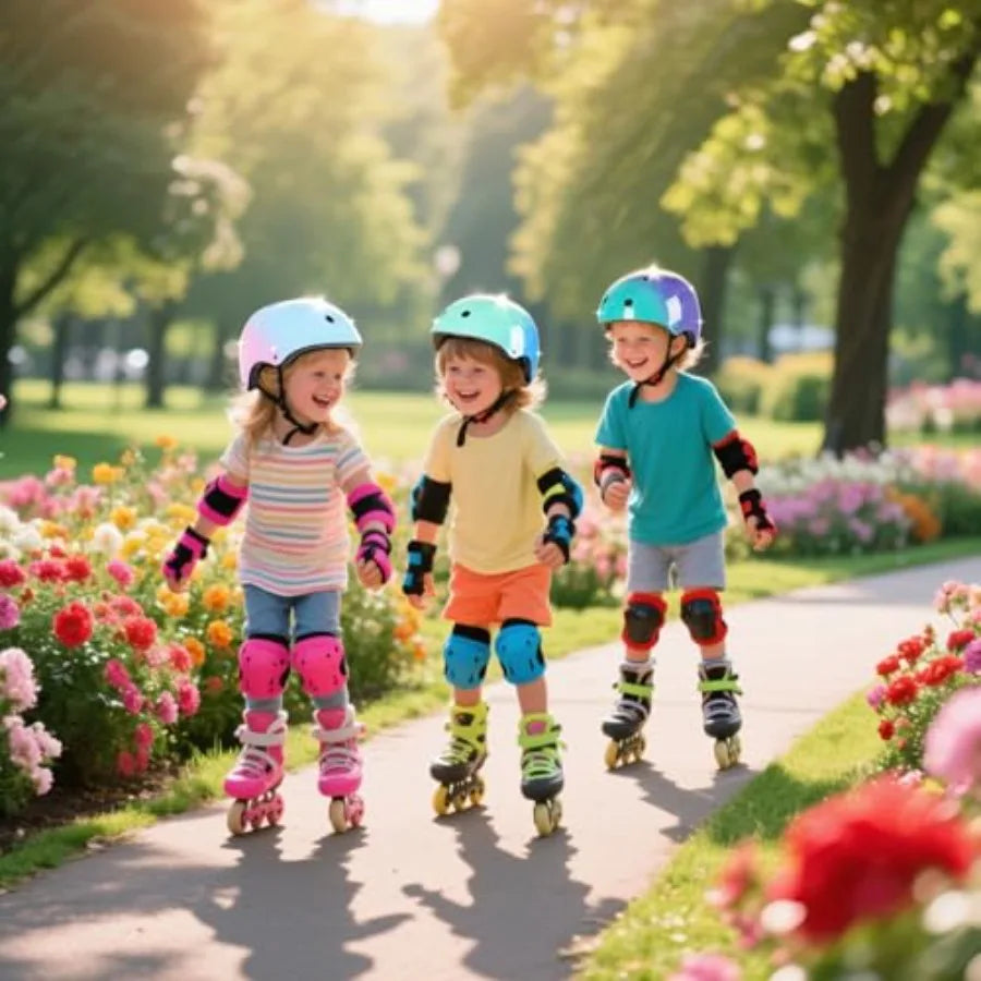 Helmet for 2-3-5-8-14 Ages Girls and Boys Ventilation and Impact Resistance Toddler Helmet for Multi-Sport Bicycle Scooter Inli