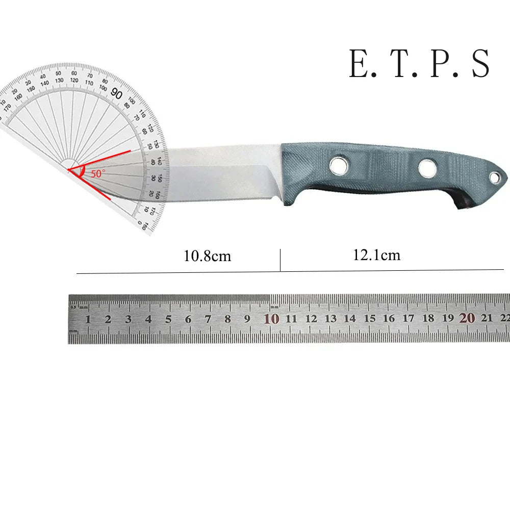 BM Sibert Bushcraft Knife 162 Fixed Knife S30V Satin Blade G10 Handles Outdoor Camping Hunting Survival EDC Straight Knives