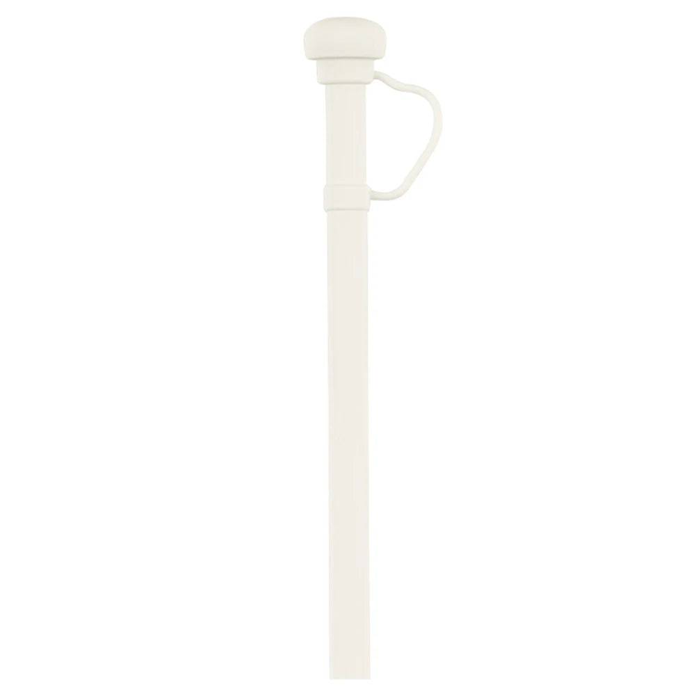 Silicone Long Reusable Straw with Straw Tip Drinking Straw Dustproof Soft Straw for Stanley 20/30/40oz Cup Accessories