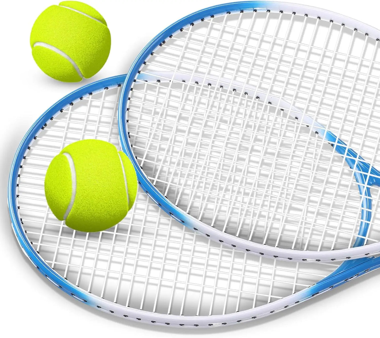4 Pack Tennis Rackets for Adults Recreational 4 Players Pre Strung 27 Inch Tennis Racquets